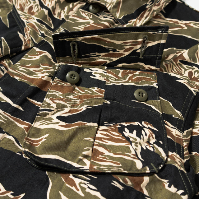 FOB Factory F2457 Camo Jungle Fatigue Jacket