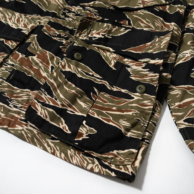 FOB Factory F2457 Camo Jungle Fatigue Jacket