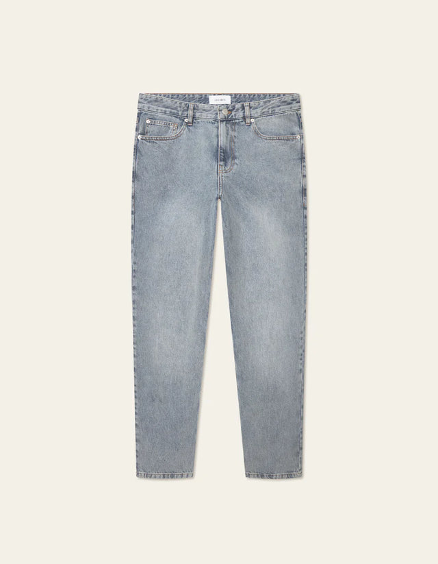 Les Deux Ryder Washed Denim Jeans - Light Indigo Wash