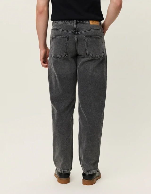 Les Deux Ryder Washed Denim Jeans - Grey Washed Denim