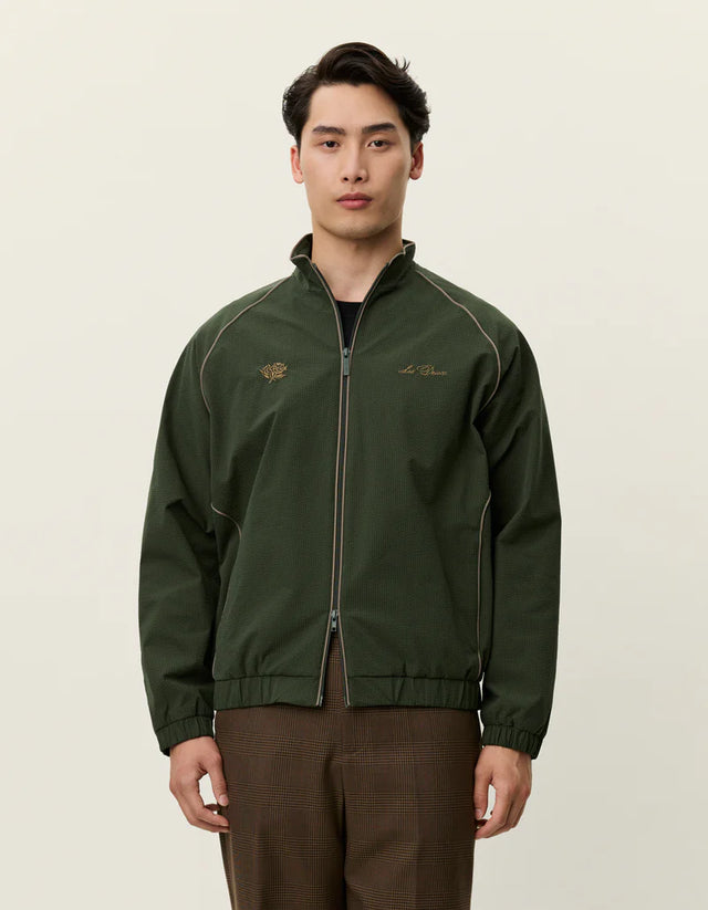 Les Deux Jack Seersucker Track Jacket