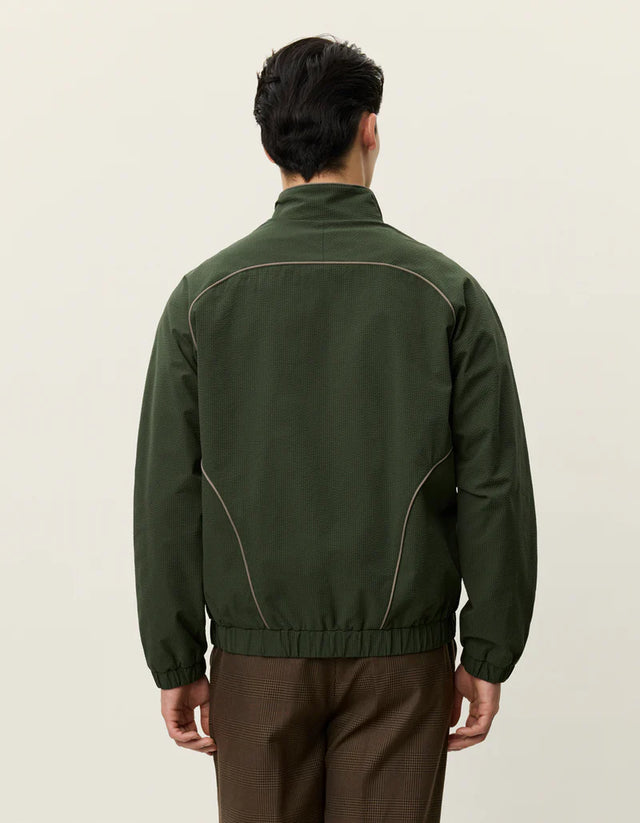 Les Deux Jack Seersucker Track Jacket