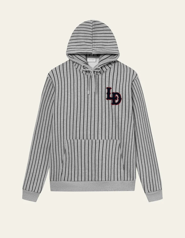 Les Deux Brady Ld Patch Pinstripe Hoodie