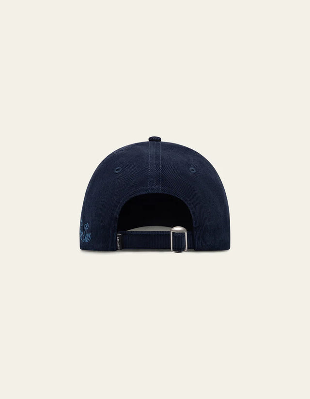 Les Deux Element Corduroy Dad Cap - Dark Navy