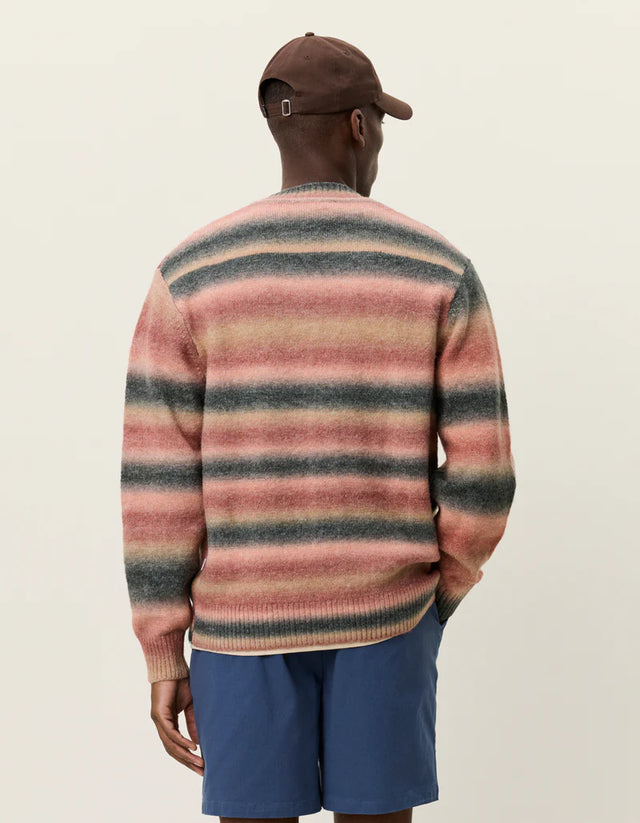 Les Deux Boston Gradient Knitted Cardigan - Sea Moss Green