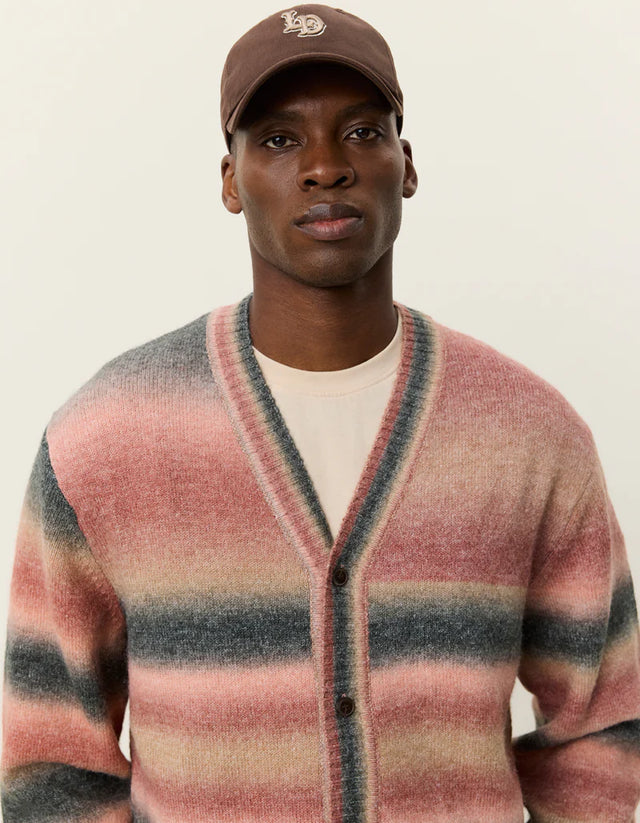 Les Deux Boston Gradient Knitted Cardigan - Sea Moss Green