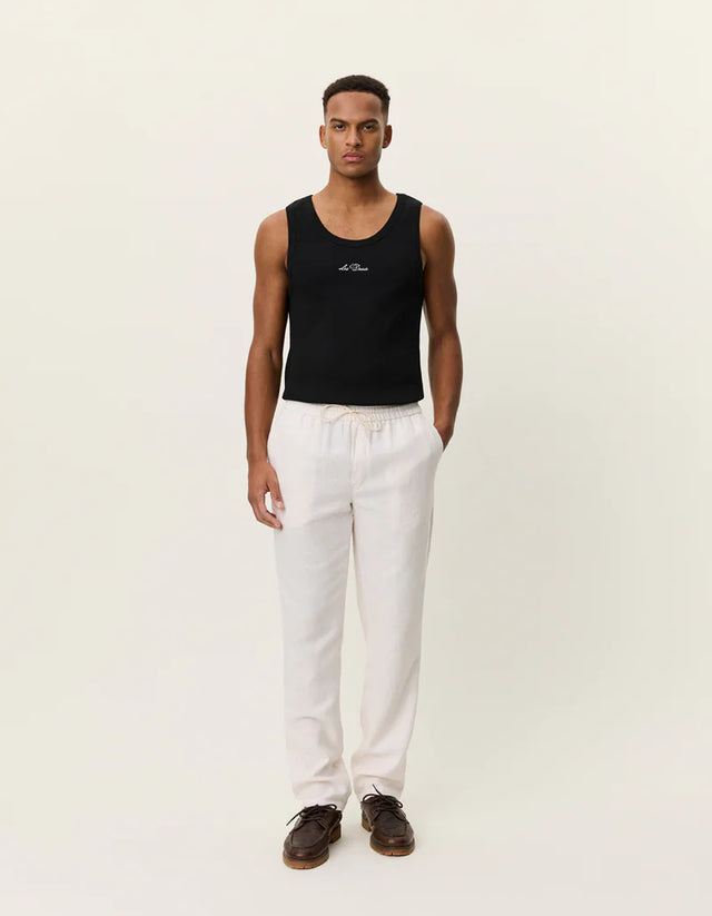 Les Deux Patrick Linen Pants - Eggnog White