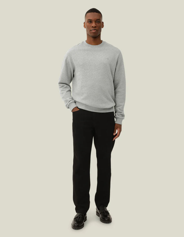 Les Deux Norregaard Tonal Sweatshirt - Grey Melange