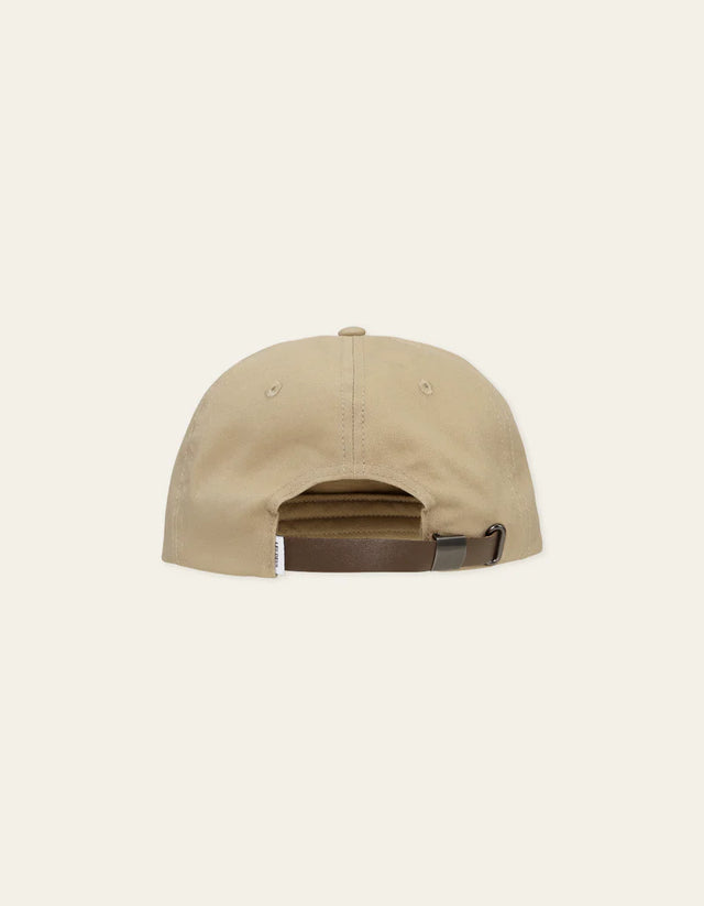Les Deux Ivy League Twill Letterman Cap - Dark Sand