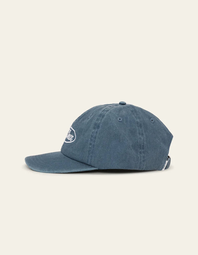 Les Deux Logo Dad Cap - Dark Denim Blue