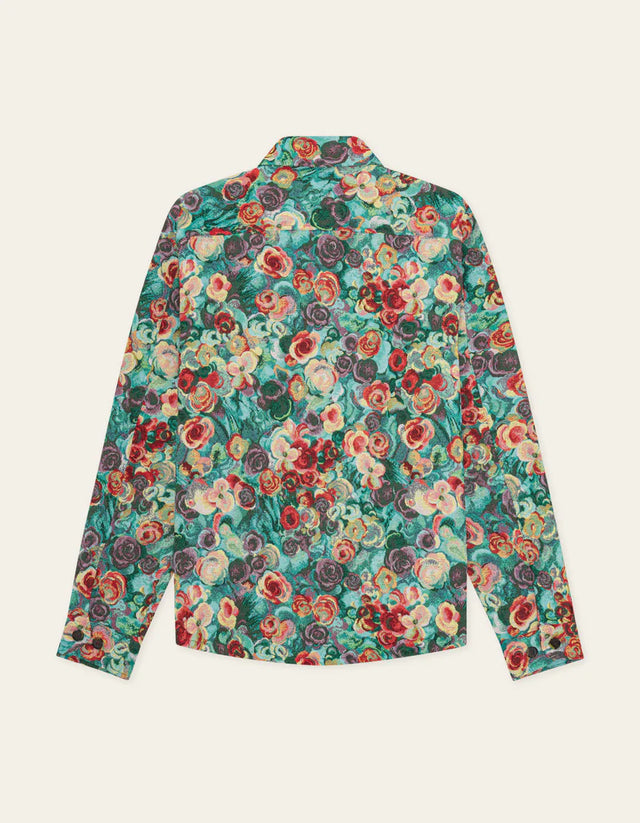 Les Deux Bouquet Jacquard Overshirt - Multi Colour