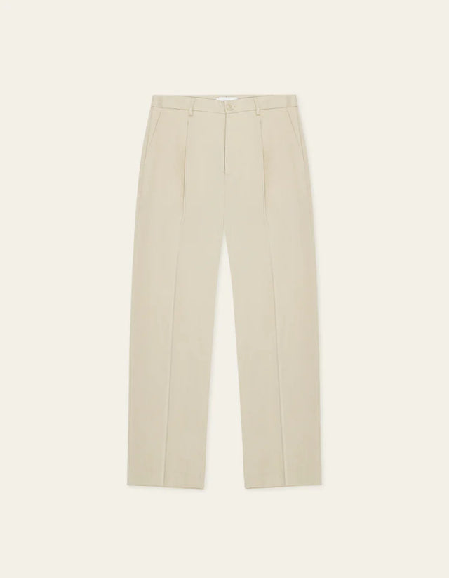 Les Deux Pleated Twill Suit Pants - Light Sand