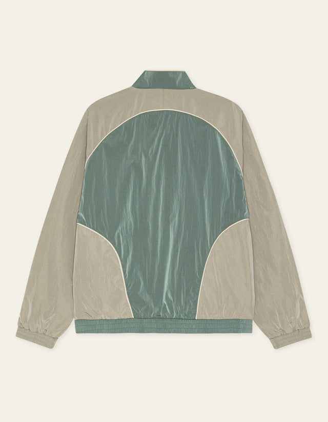 Les Deux Shiny Crisp Track Jacket - Tea Green