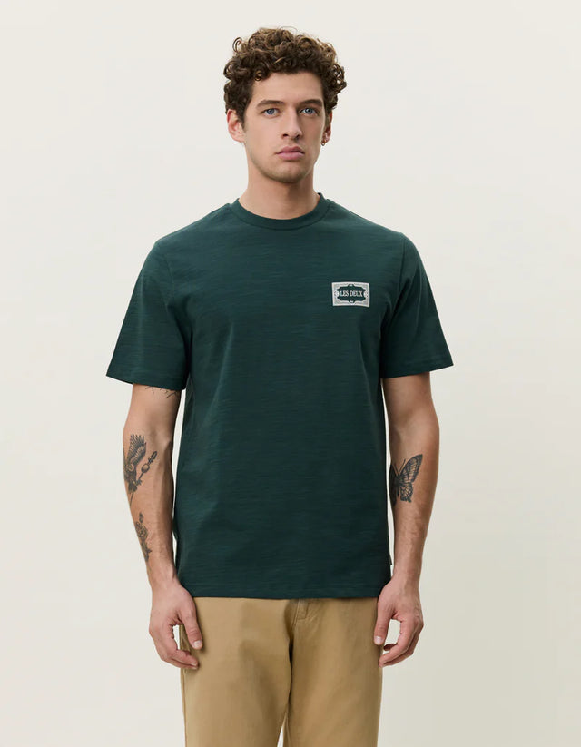 Les Deux Italian T-shirt - Pine Green