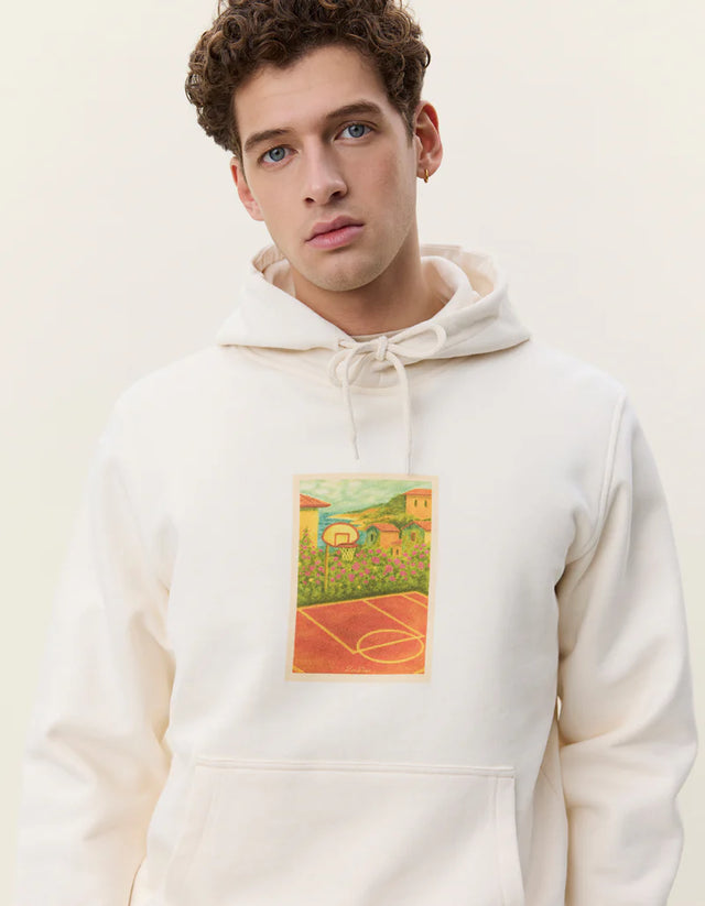 Les Deux Court Hoodie - Light Ivory