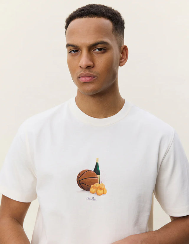 Les Deux Lemons T-shirt - Eggnog White