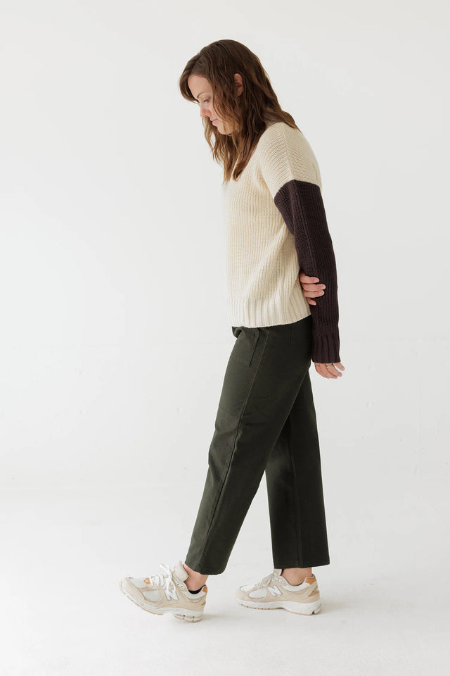 Kavu Swanford Woman's Pullover - Ridge Block