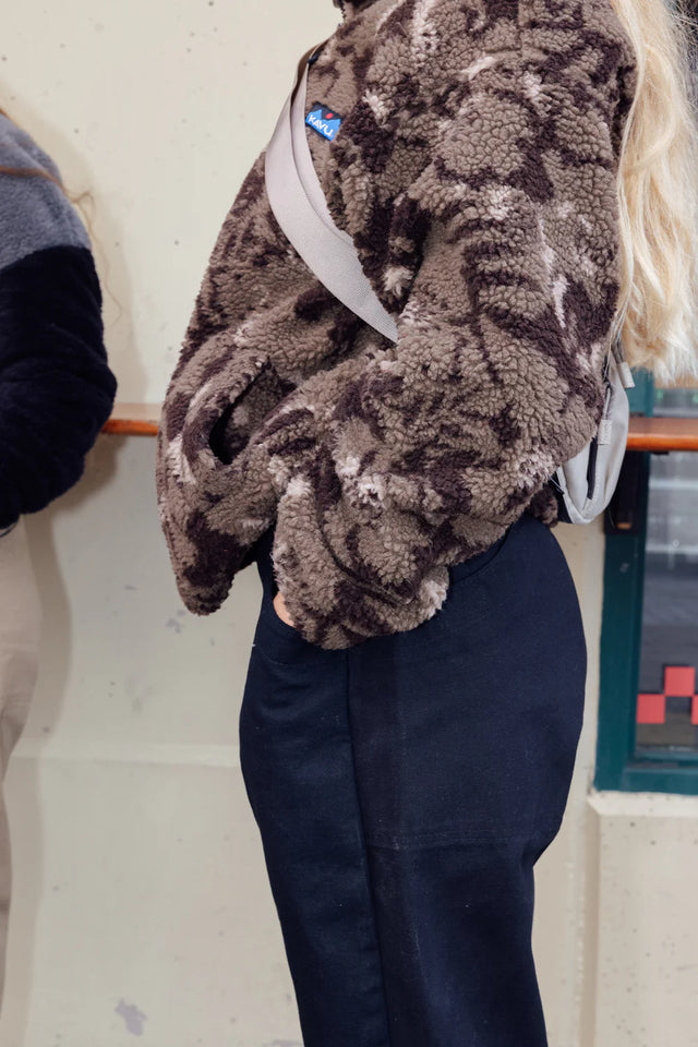 Kavu Loven Woman's Fleece Jacket - Earth Bloom