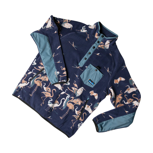 Kavu Teannaway Popover Fleece - Crane Crew