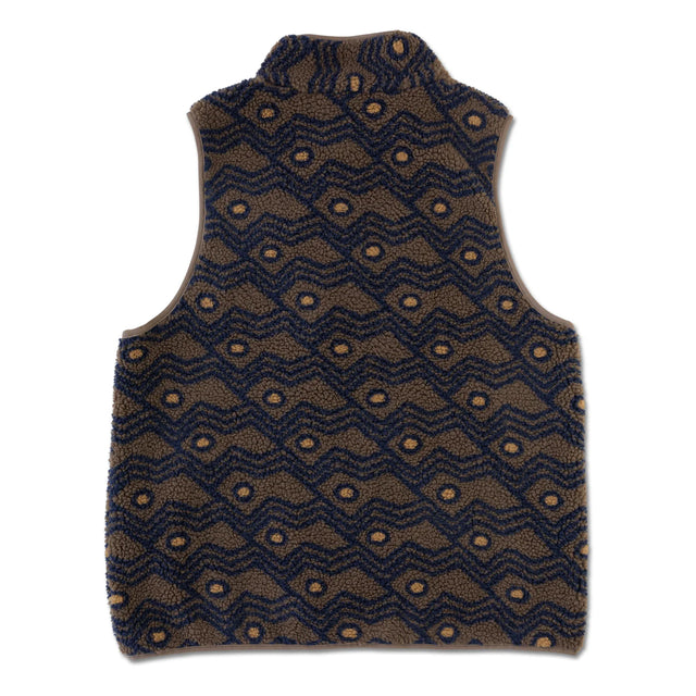 Kavu Cooper Fleece Vest - Walnut Mountain