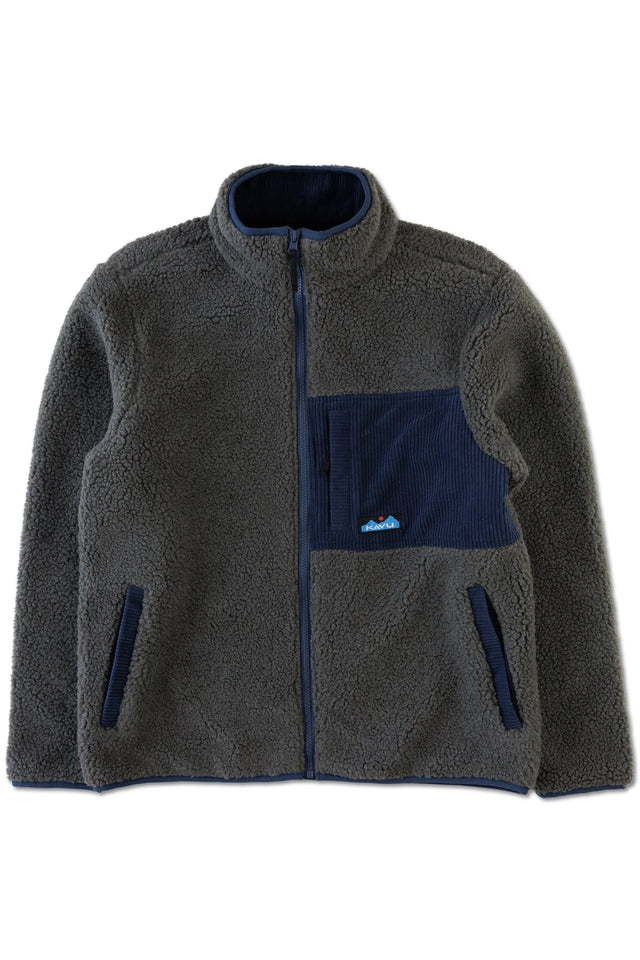 Kavu Wayside Fleece Jacket - Ocean Storm