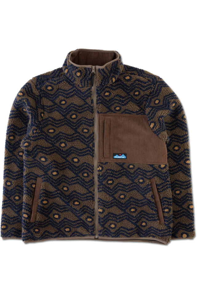 Kavu Wayside Fleece Jacket - Walnut Mountain