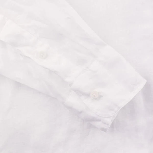 Gitman Vintage Linen BD Shirt - White