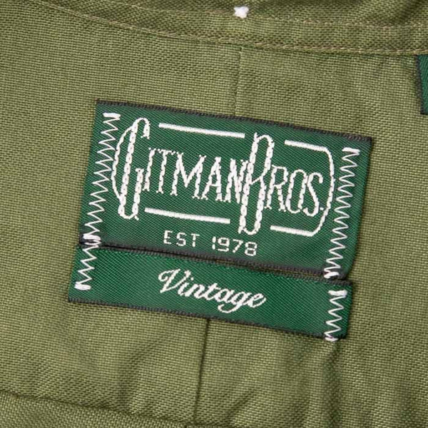 Gitman Vintage Overdyed Oxford Shirt - Olive