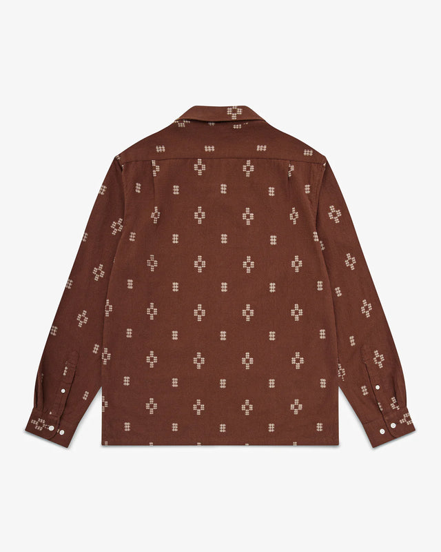 Brotherwolf Kelp Long Sleeve Shirt - Brown