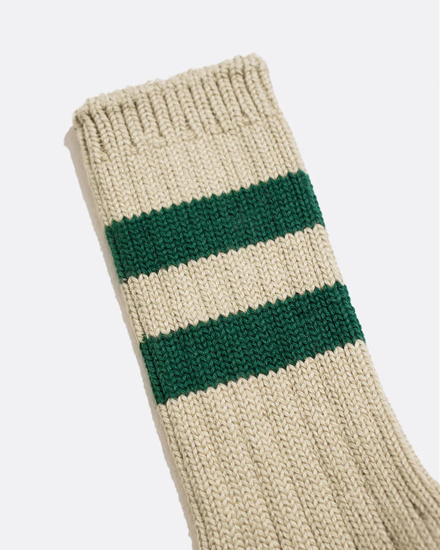 Far Afield Dos Stripe Socks - Peyote Sand