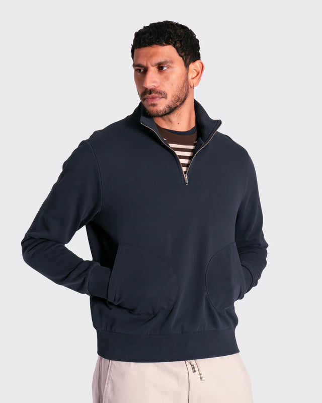 Far Afield Funnel Neck Sweatshirt - Navy