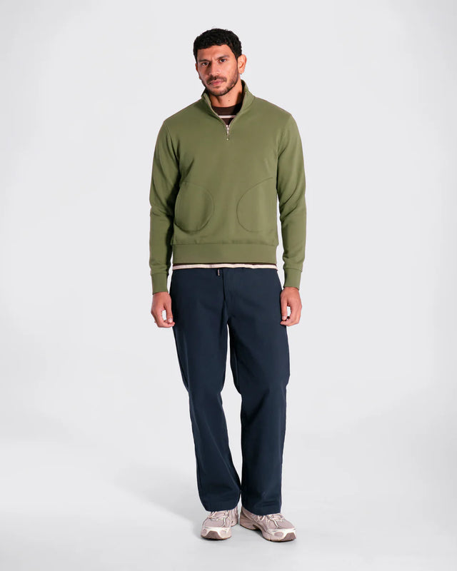 Far Afield Funnel Neck Sweatshirt - Green