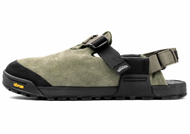 Bedrock Sandals Mountain Clog - Sagebrush Suede Leather