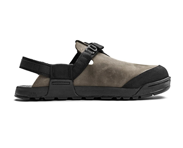 Bedrock Sandals Mountain Clog - Nubuck Leather Driftwood Grey