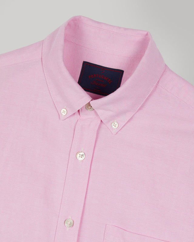 Portuguese Flannel Belavista Oxford Button Down Shirt - Pink