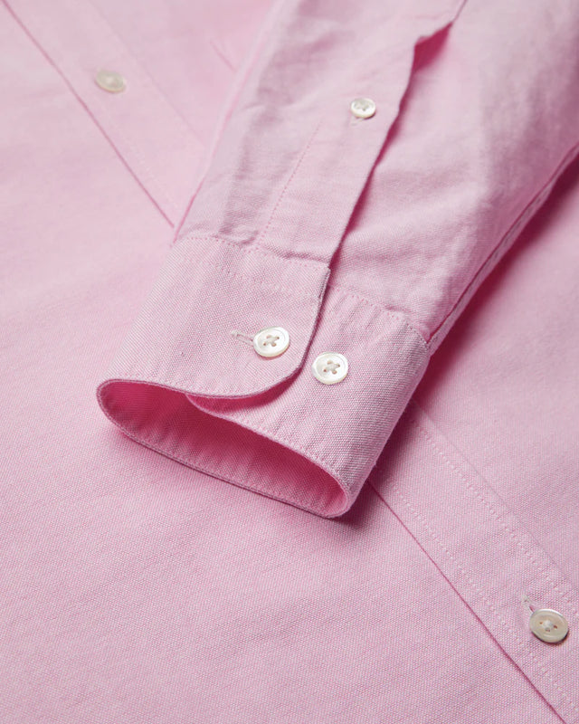 Portuguese Flannel Belavista Oxford Button Down Shirt - Pink