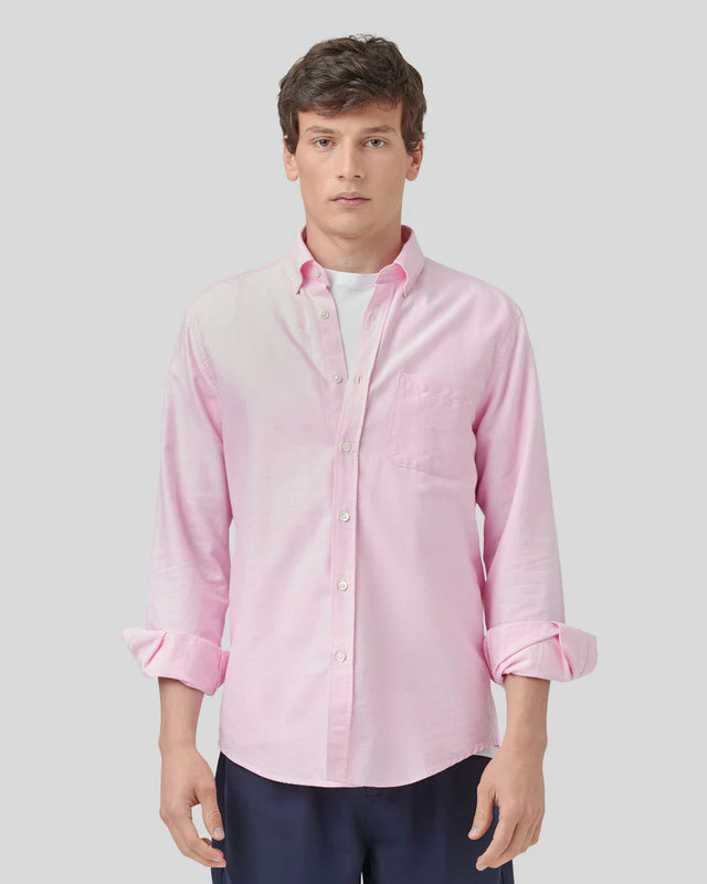 Portuguese Flannel Belavista Oxford Button Down Shirt - Pink