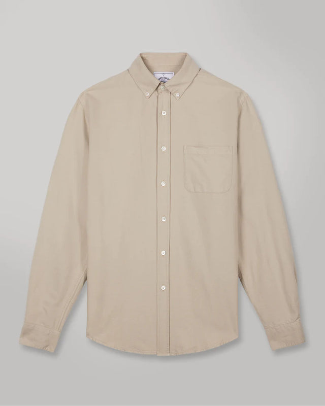 Portuguese Flannel Belavista Oxford Button Down Shirt - Sand