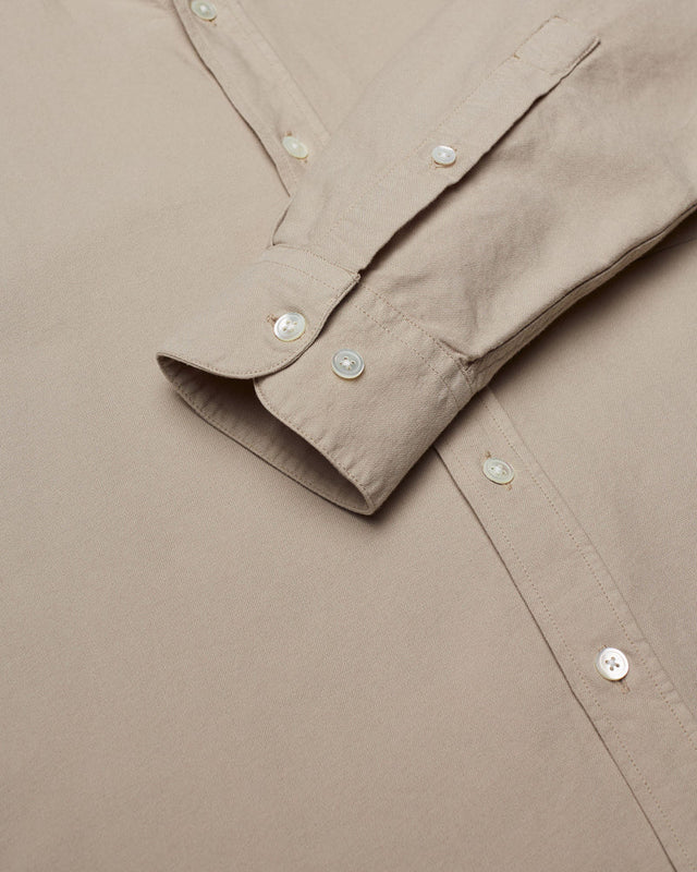 Portuguese Flannel Belavista Oxford Button Down Shirt - Sand