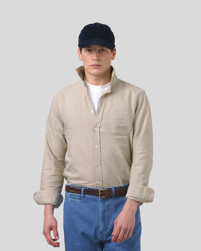 Portuguese Flannel Belavista Oxford Button Down Shirt - Sand