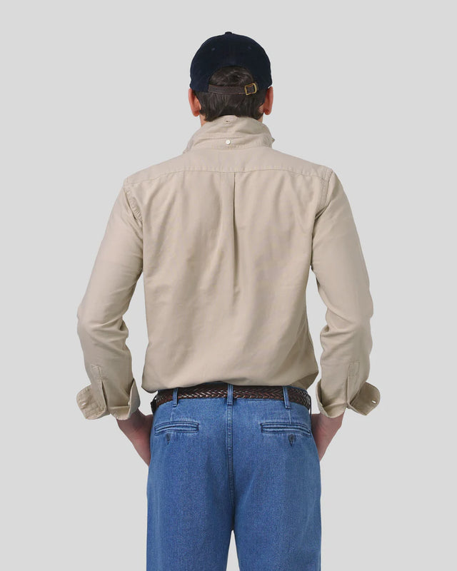 Portuguese Flannel Belavista Oxford Button Down Shirt - Sand