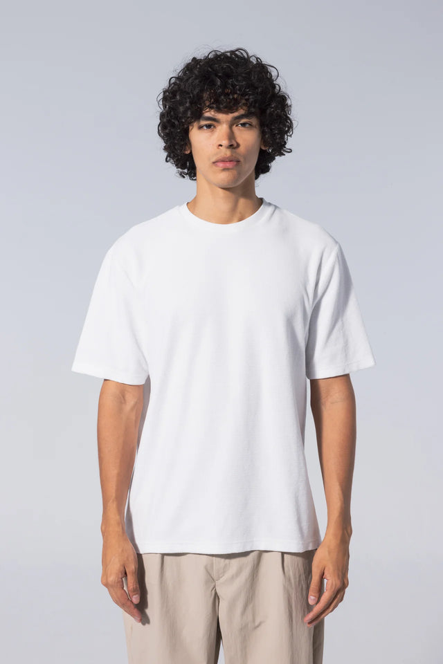 Unfeigned Basic Velour T-Shirt - White