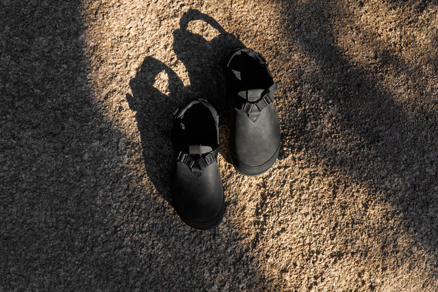 Bedrock Sandals Mountain Clog - Nubuck Leather Obsidian