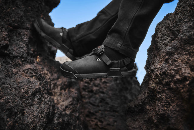 Bedrock Sandals Mountain Clog - Nubuck Leather Obsidian