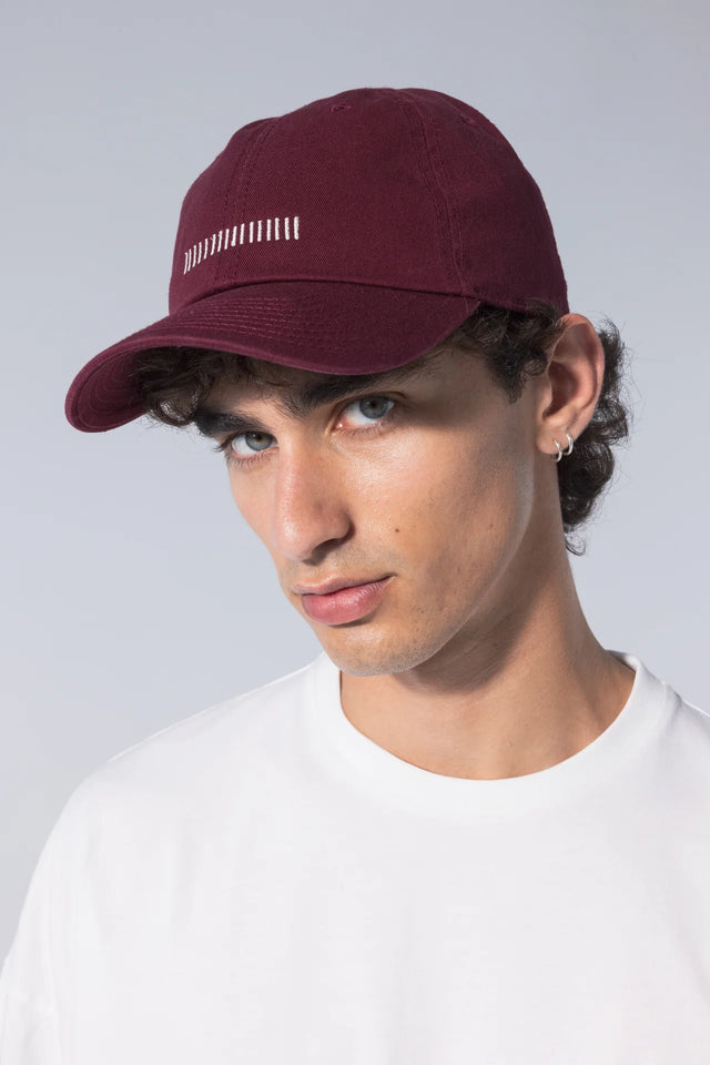 Unfeigned Cotton Twill Baseball Cap - Burgundy