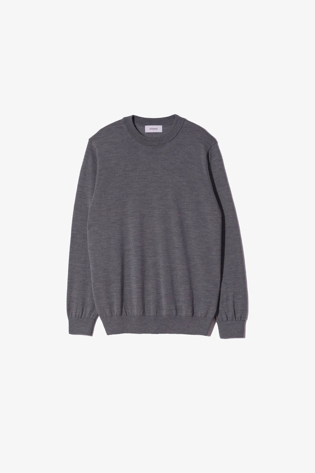 Unfeigned Crewneck Merino Knit - Grey