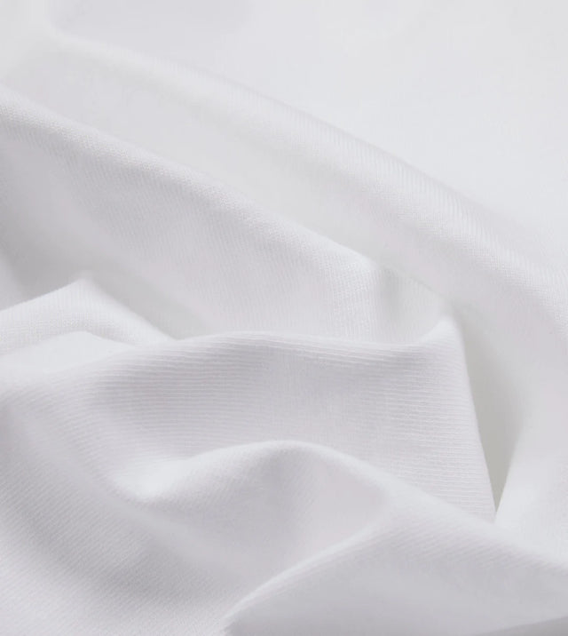 Drake's Cotton Crew Neck Hiking T-Shirt - White