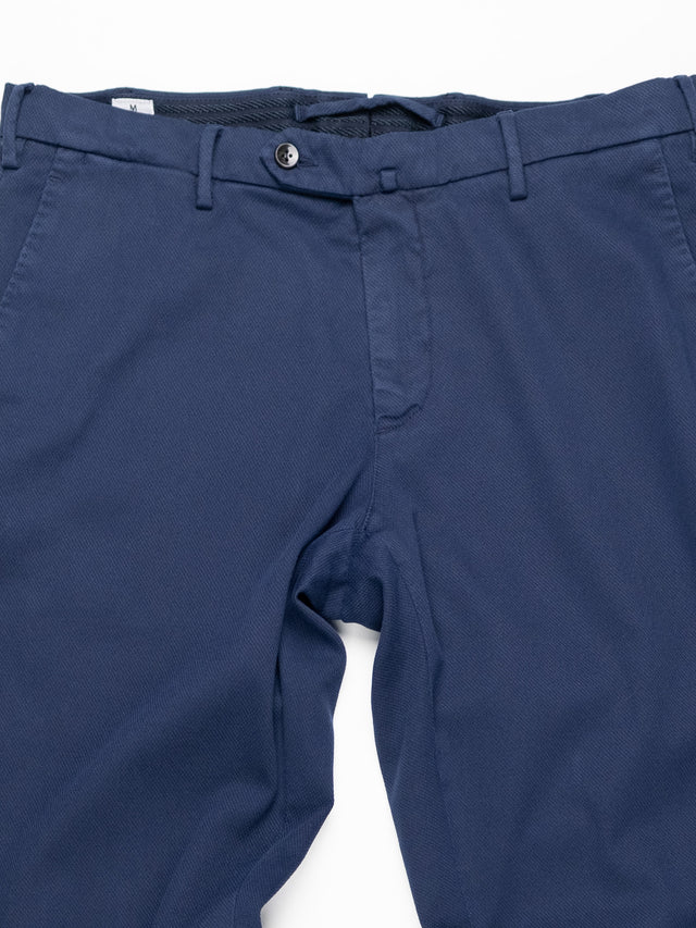 MCS Canvas Cotton/Lyocell Stretch Trouser - Navy