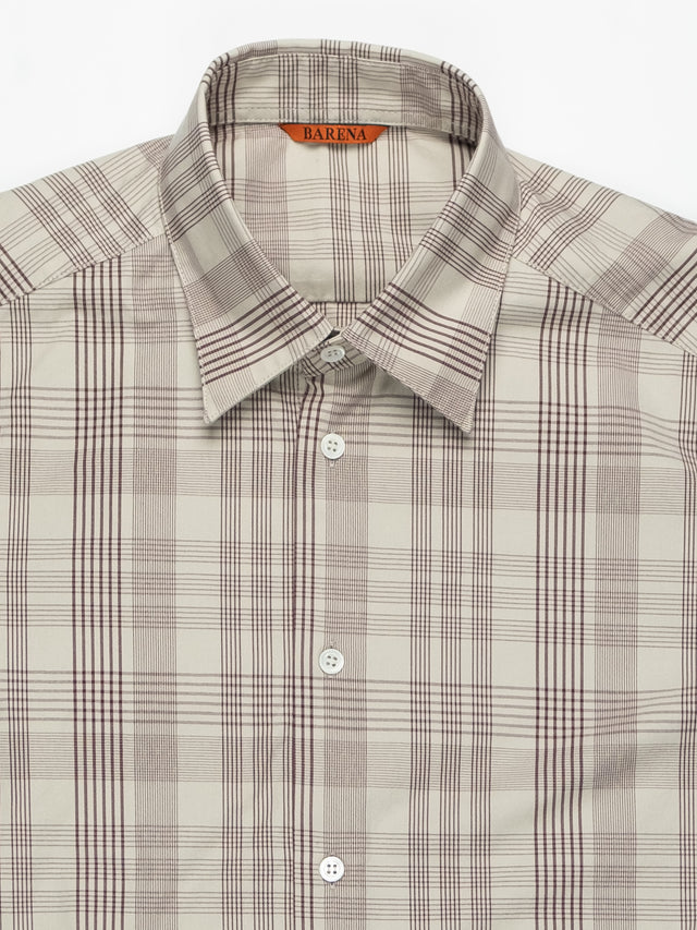 Barena Maridola Casalina Cotton Poplin Check Shirt