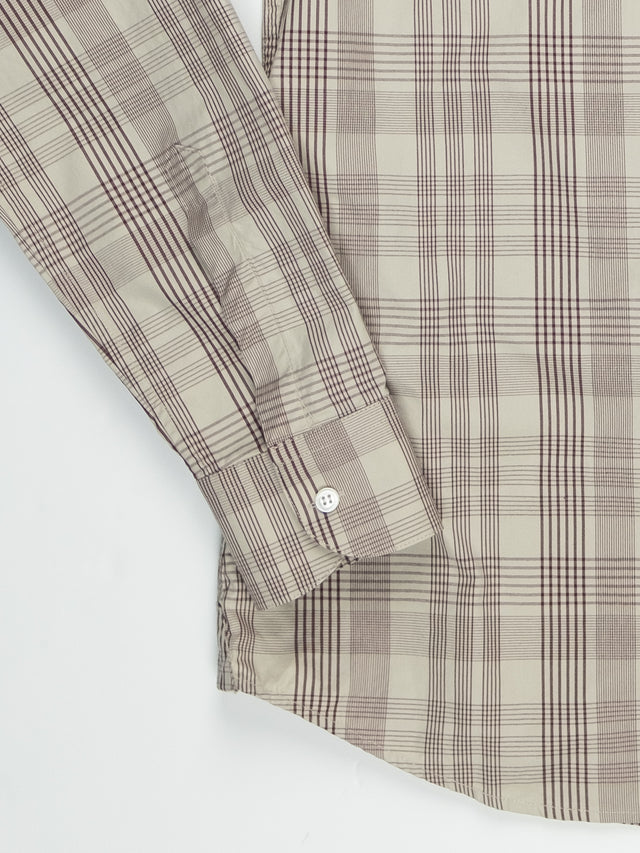 Barena Maridola Casalina Cotton Poplin Check Shirt